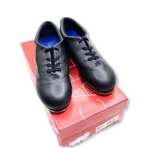 New Capezio Oxford Flex Master Black Tap CG16C Oxford Leather Childs 13 Shoes